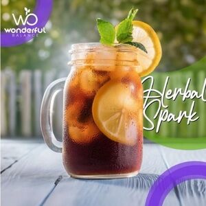 Herbal Spark Party Drink Jar
